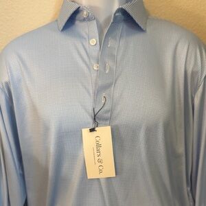 Collars & Co. Sky Blue Dress Shirt for Men